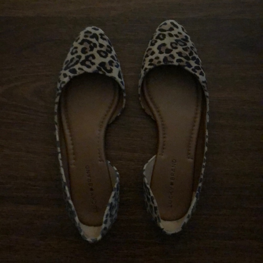 Lucky Brand Leopard Flats